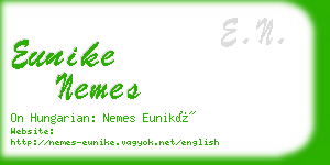 eunike nemes business card